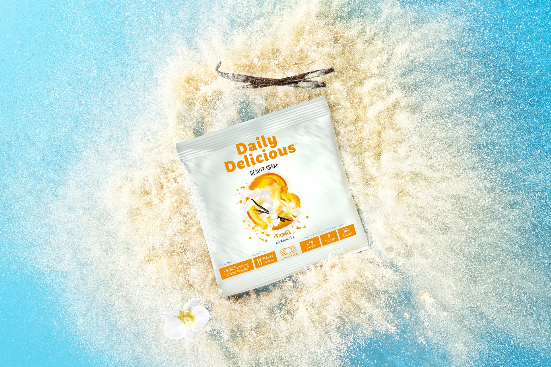 Daily Delicious Beauty Shake o smaku waniliowym